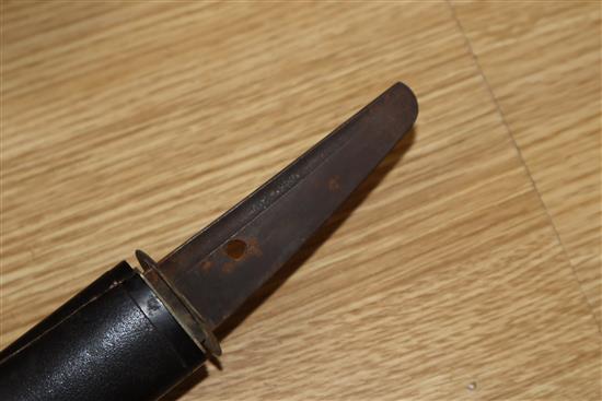 A Japanese Meiji short sword